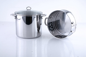 3-Piece Stainless Steel Universal Steamer Set